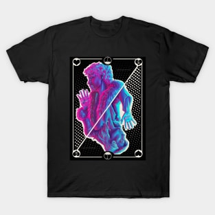 Neon Klaus - Hello Goodbye Playing card T-Shirt